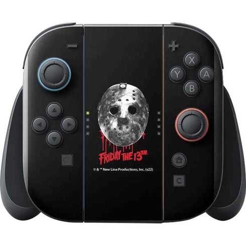 Warner Bros Friday the 13th Jason Voorhees Dripping Mask Nintendo Switch 2 (2025) with Joy-Con Skin
